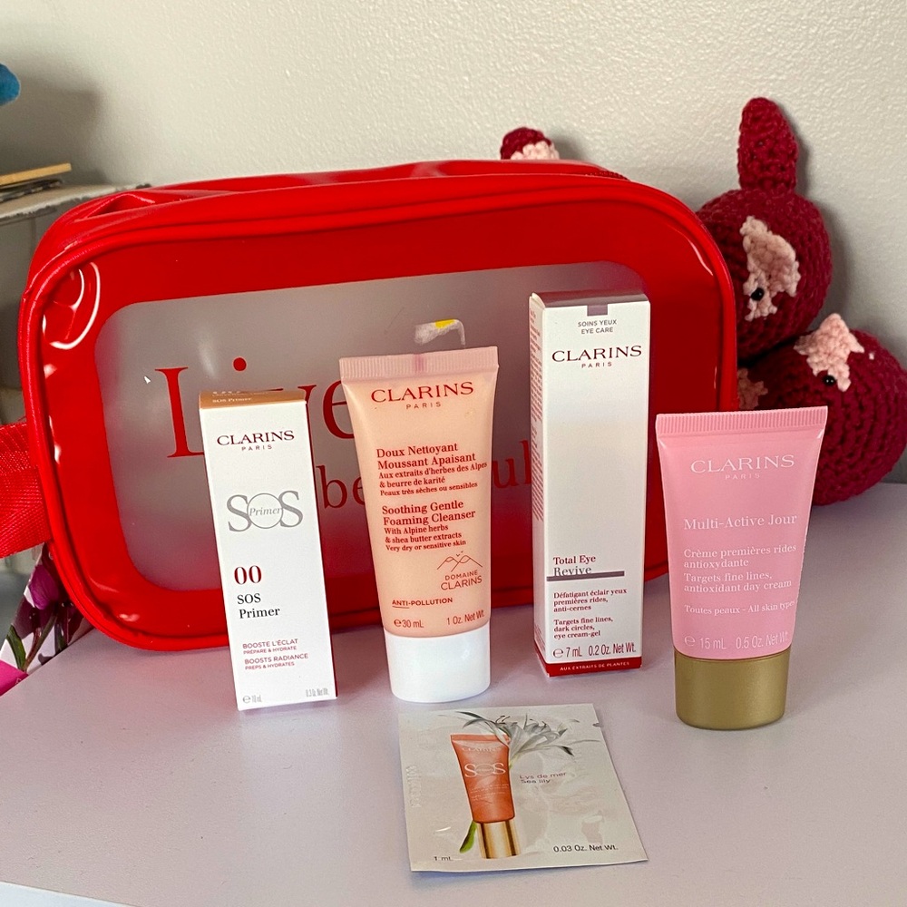 Clarins Skincare Collection 5 piece set